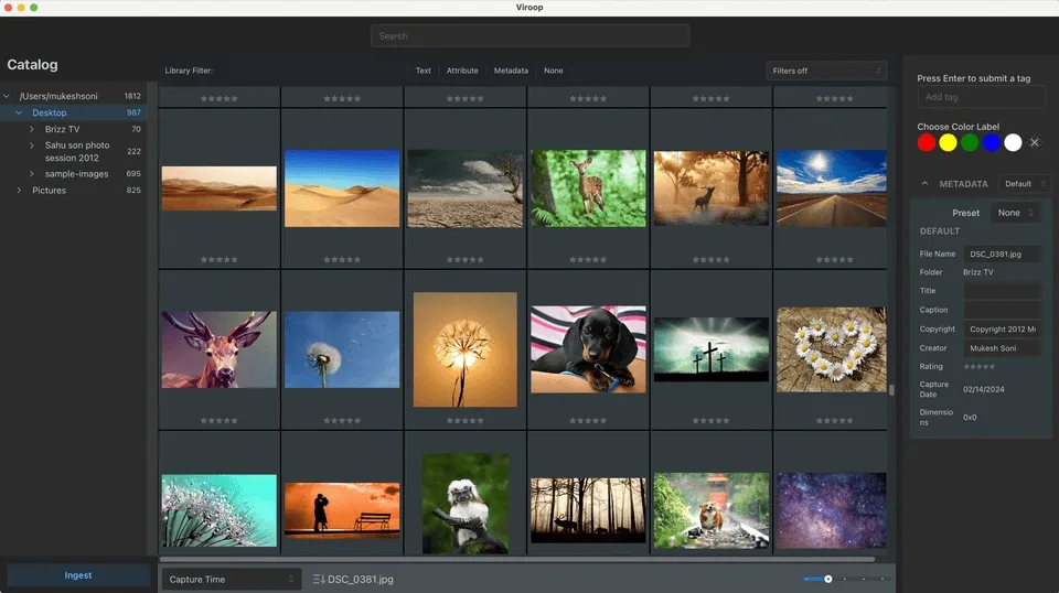Viroop. Photo manager and editor.